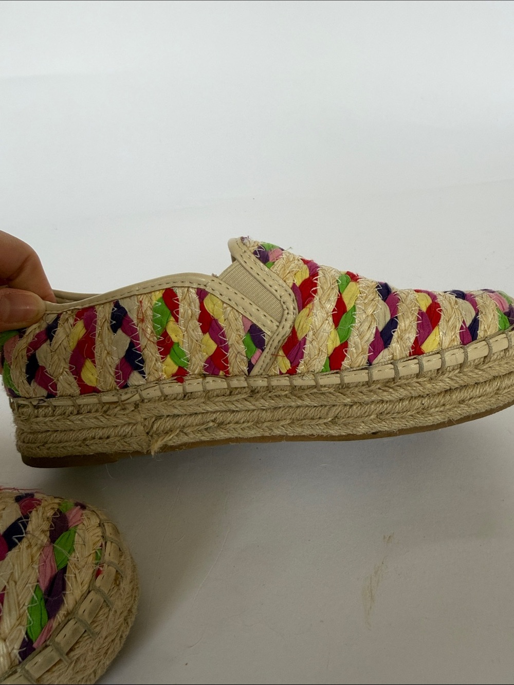 Sam Edelman Multicolor Braided Espadrille Slip-Ons - Picture 6 of 11